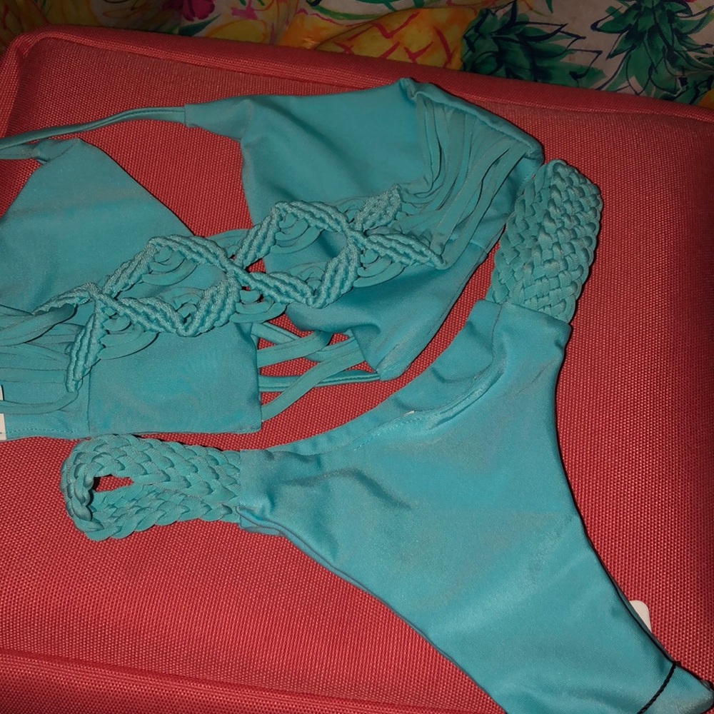 New Ruuhee Small Bikini Turquoise - Picture 2 of 2